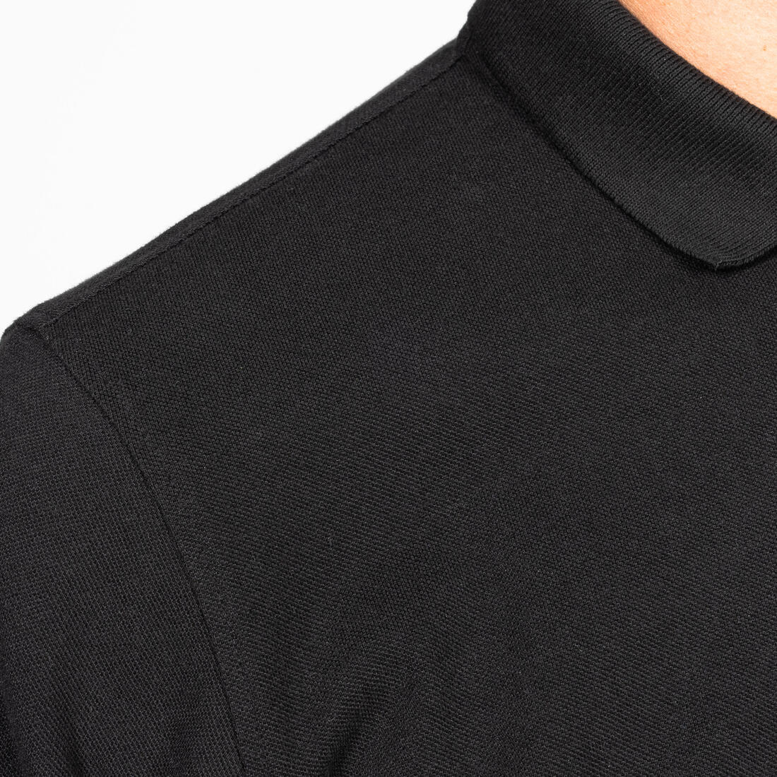 Polo de golf de manga corta negra para hombre MW100 - Image 5