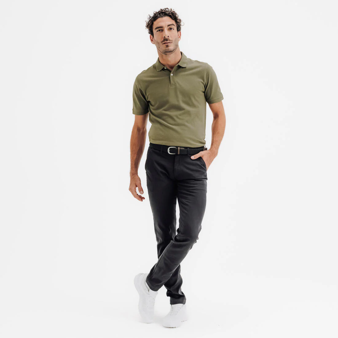 Polo de golf de manga corta para hombre MW500 - Image 16