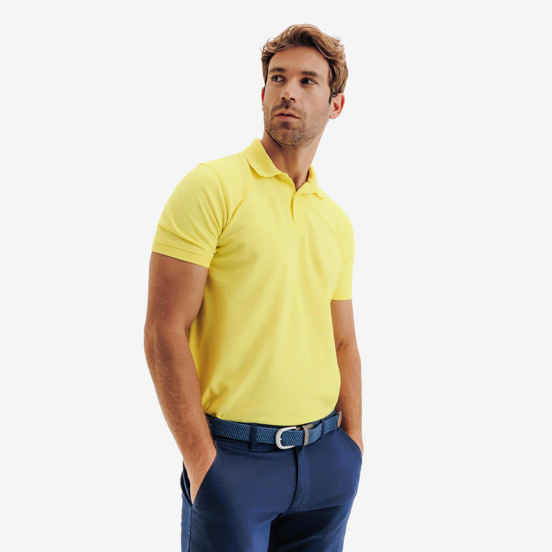 Polo de golf de manga corta para hombre MW500 - Image 5