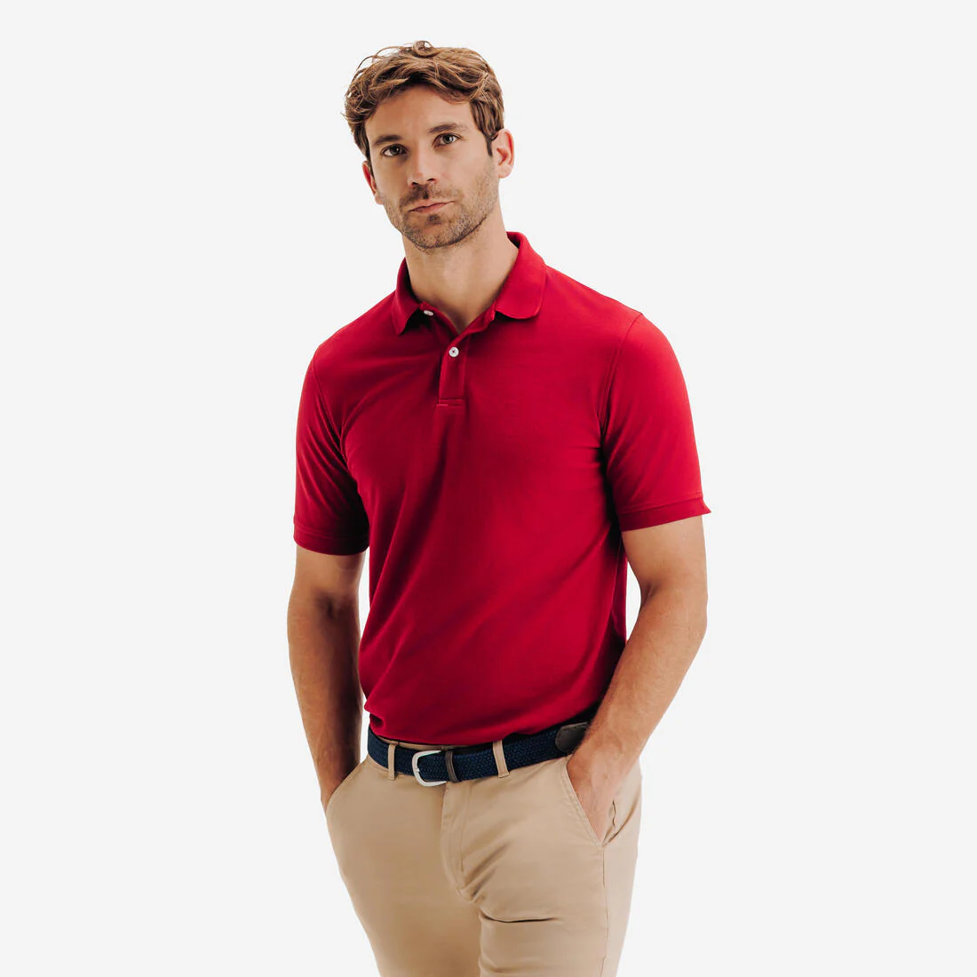Polo de golf de manga corta para hombre MW500 - Image 9