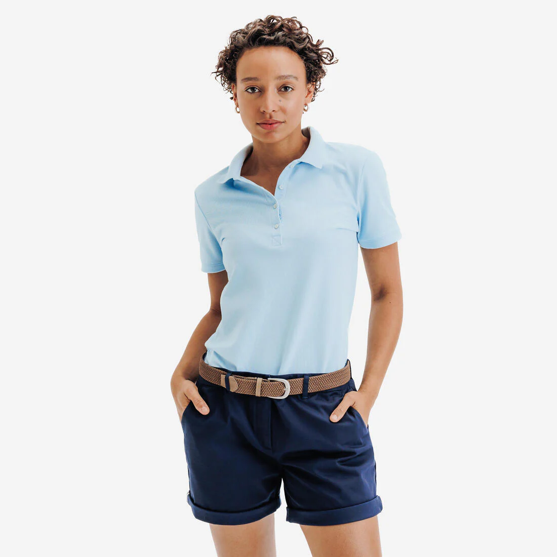 Polo de golf de manga corta para mujer MW500 - Image 6