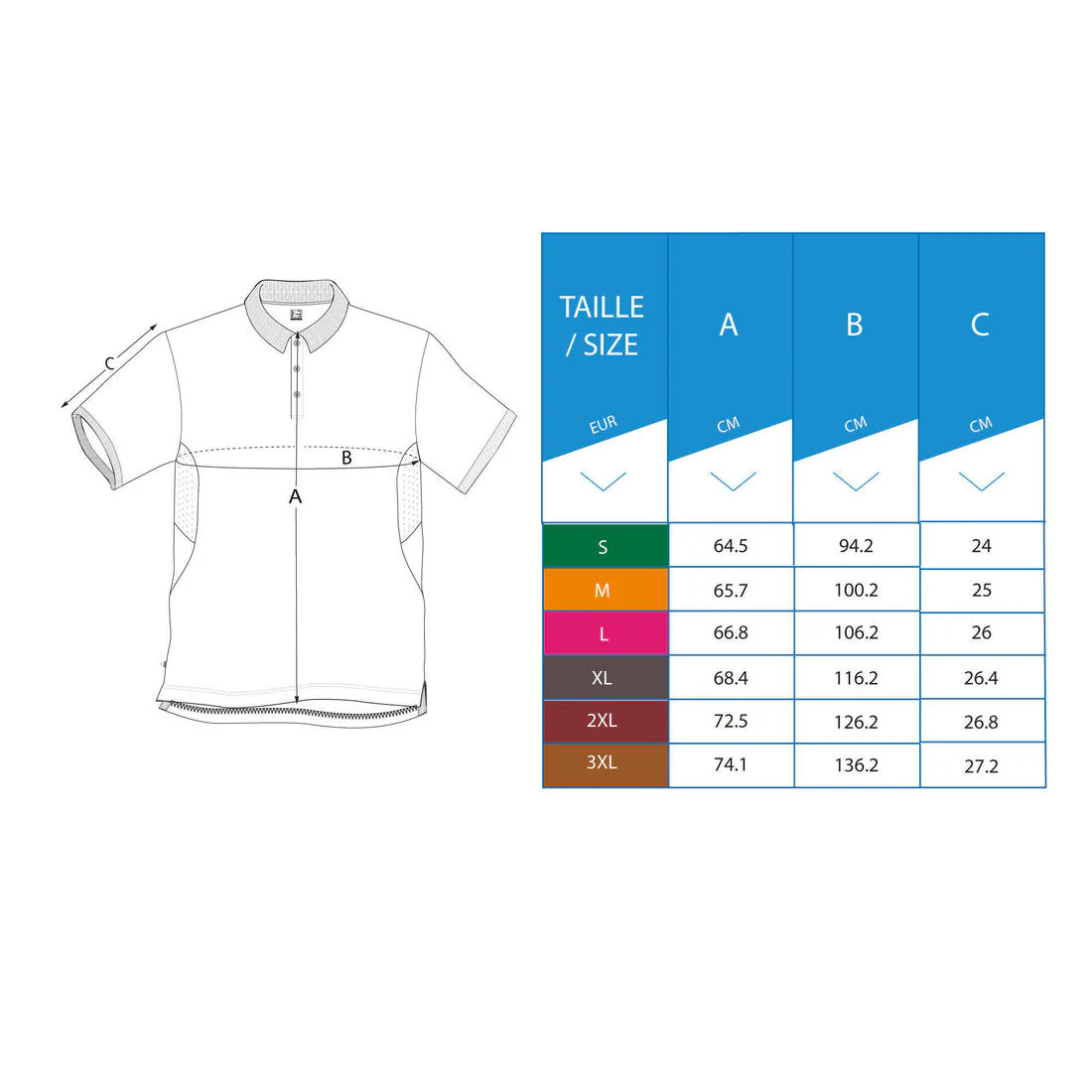 Polo de Golf para Mujer MW500 - Manga Corta - Image 13