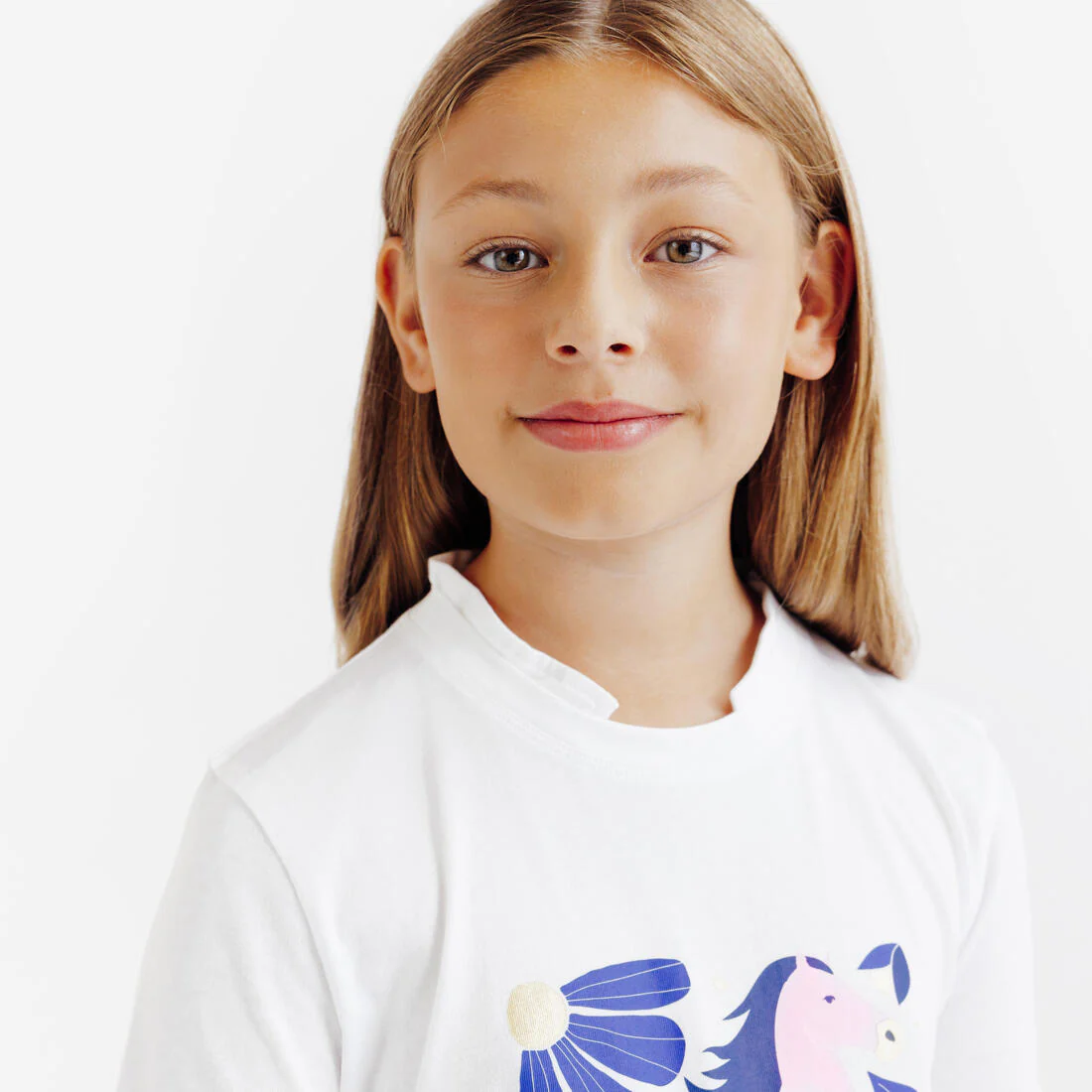 Polo Equitación Magic Niños Azul Estampado All Over Manga Corta - Image 6