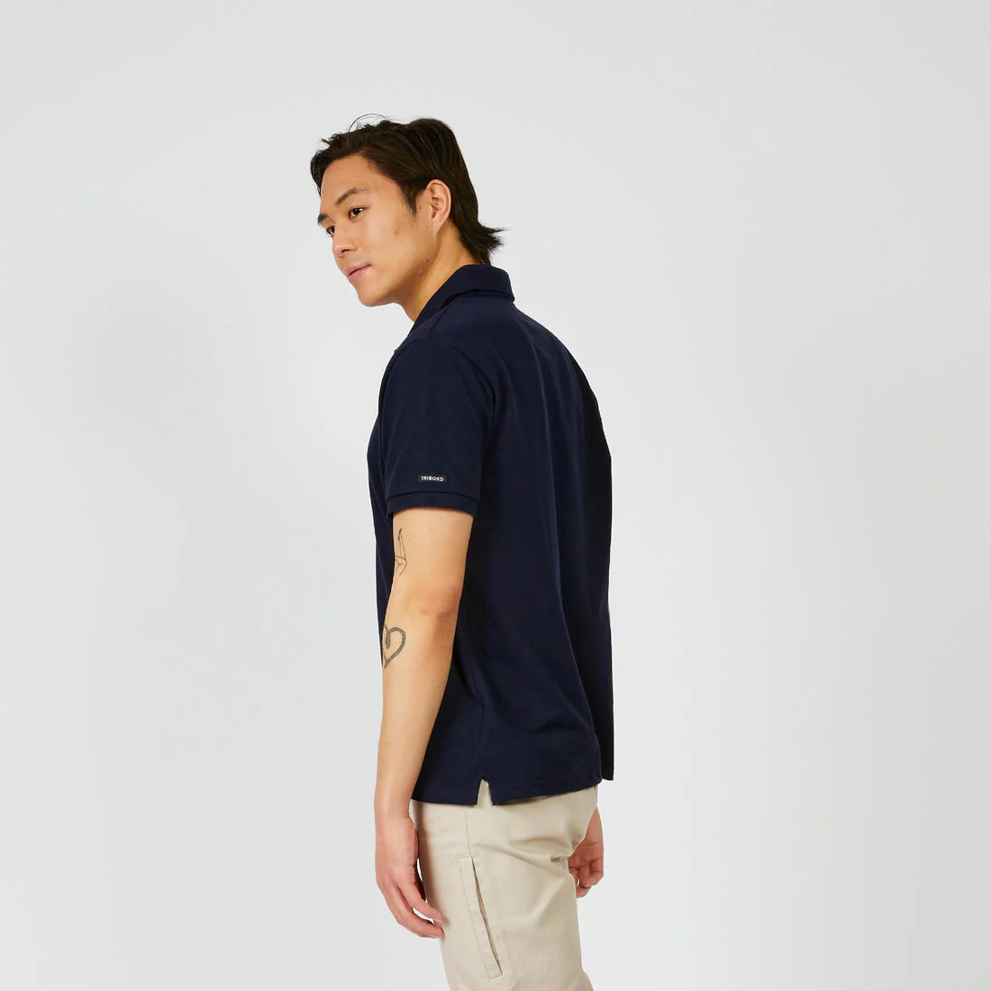 Polo marinero de manga corta para hombre Sailing 100 - Image 7