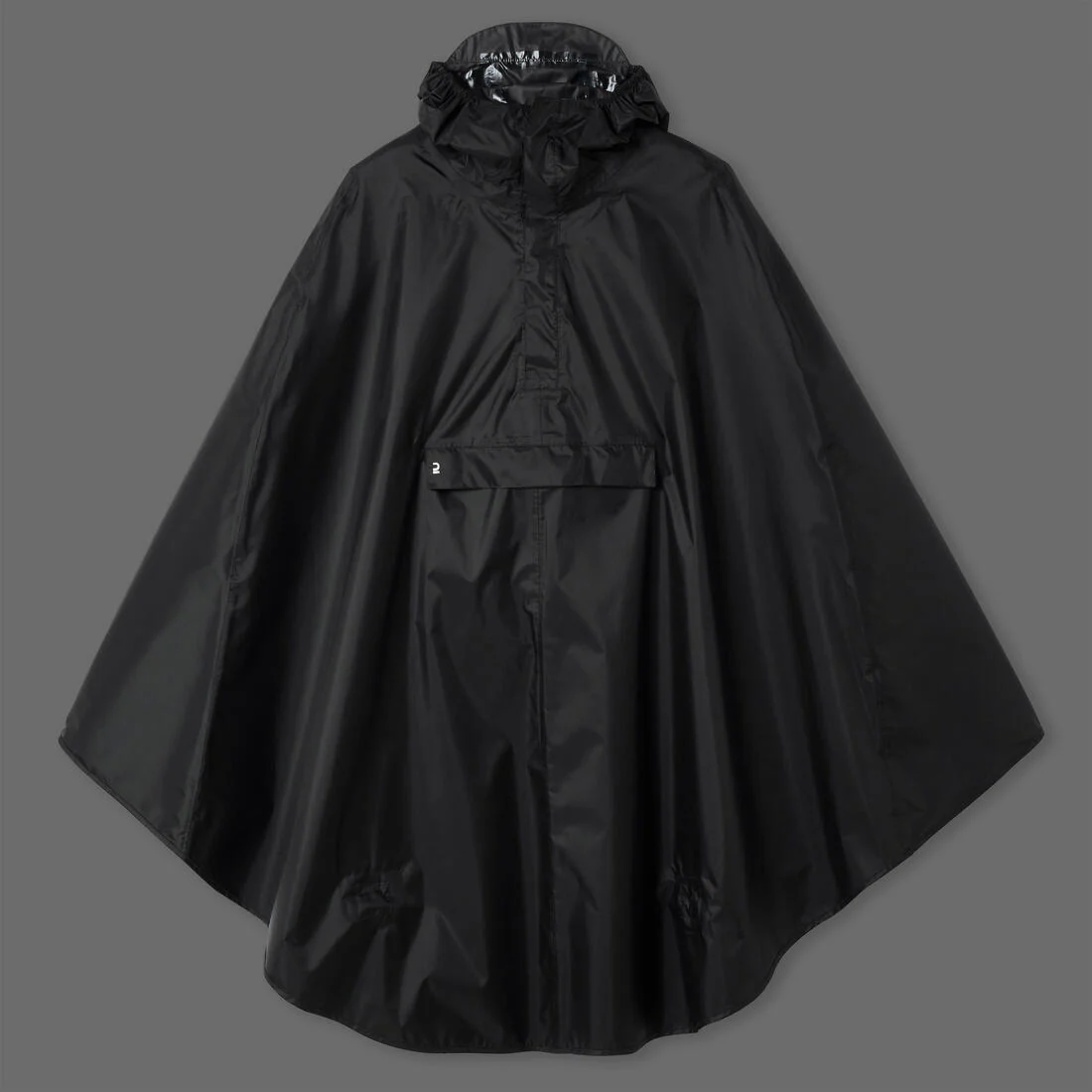 Poncho de lluvia para bici urbana negro 100 - Image 8