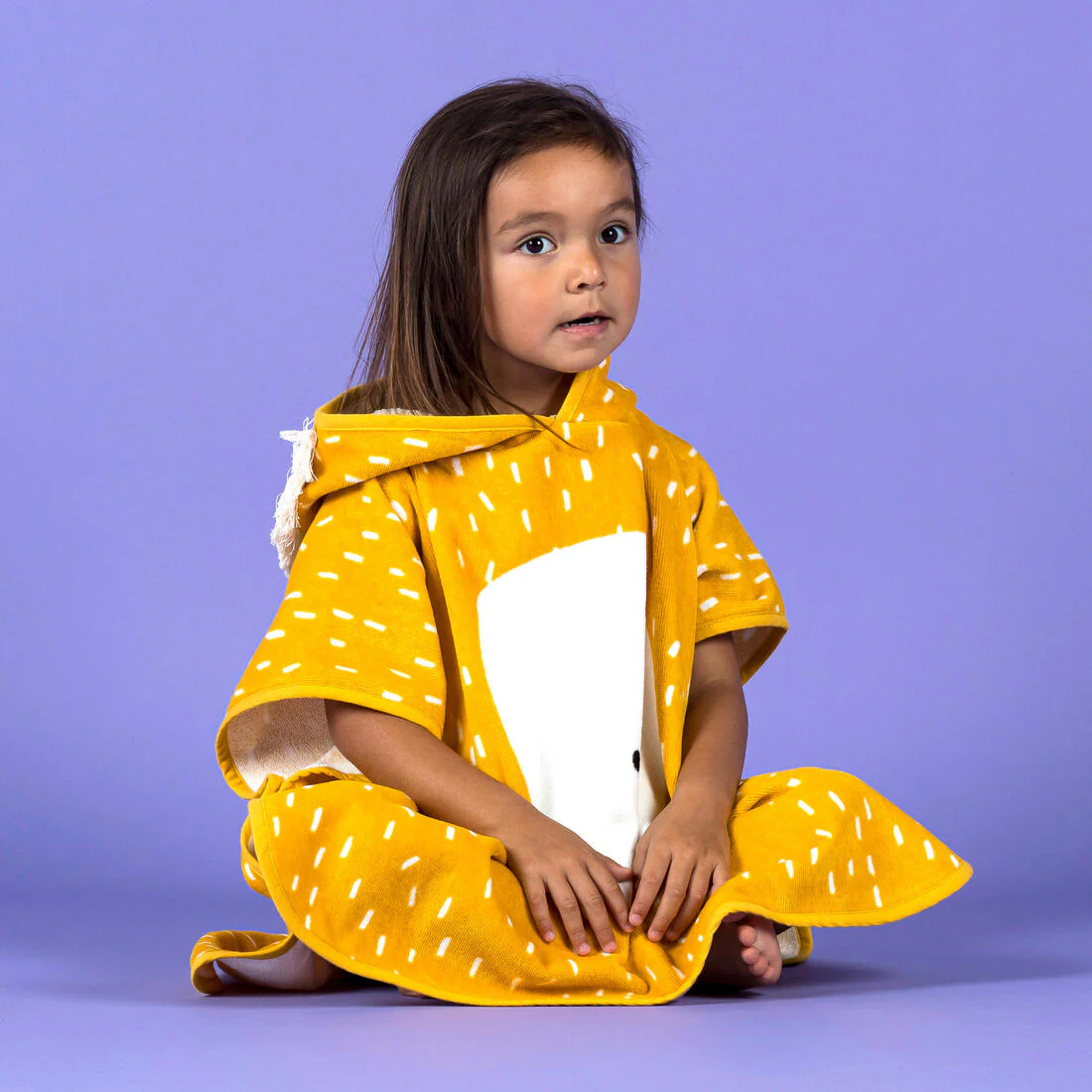 Poncho de natación de algodón de león para bebé - Image 7
