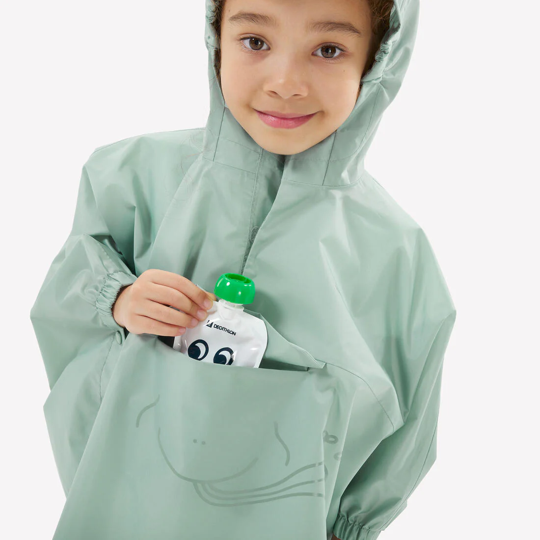Poncho de senderismo impermeable para niños MH100 - Image 17