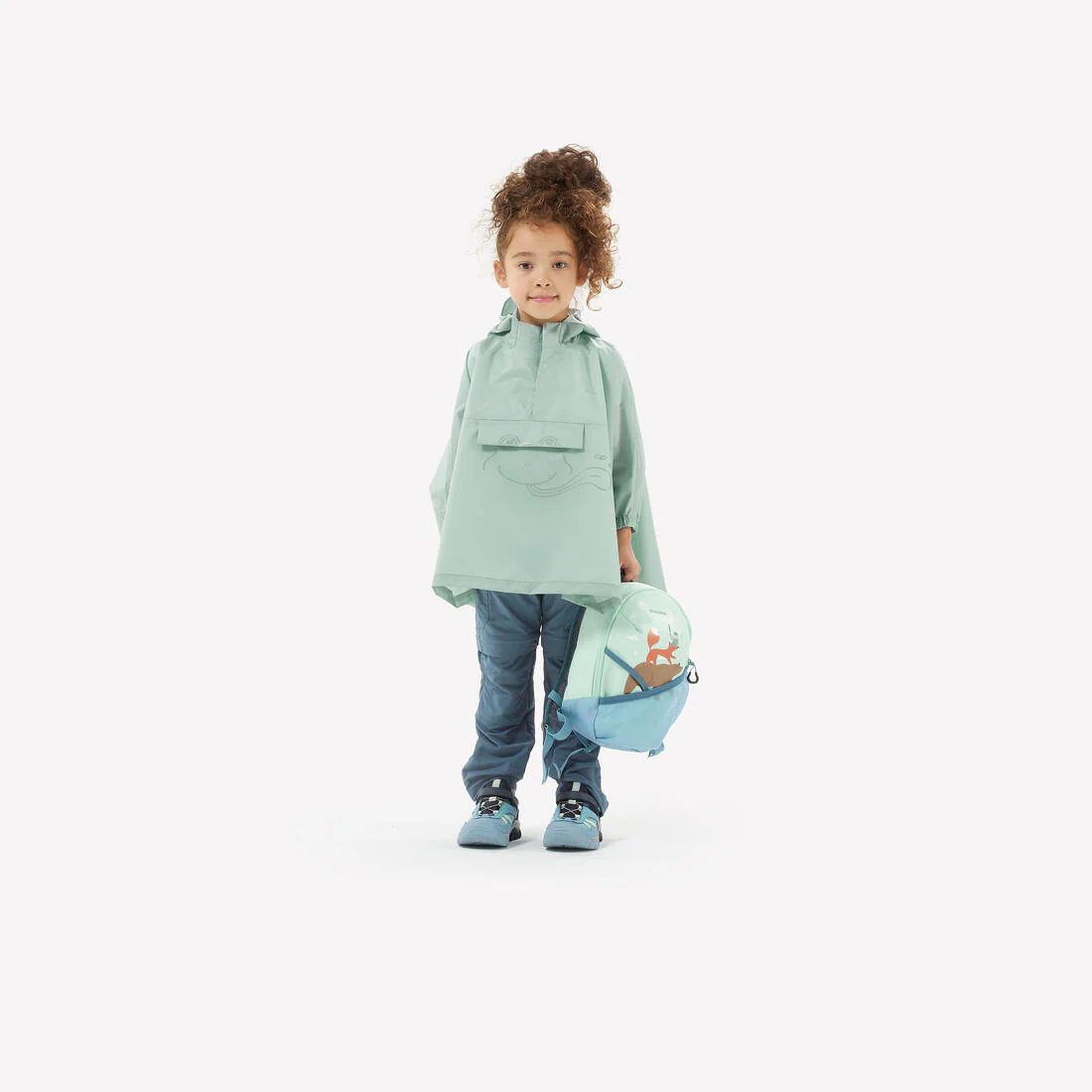 Poncho de senderismo impermeable para niños MH100 - Image 24