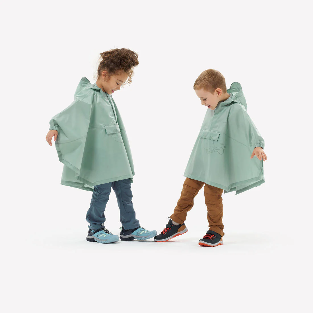 Poncho de senderismo impermeable para niños MH100 - Image 4