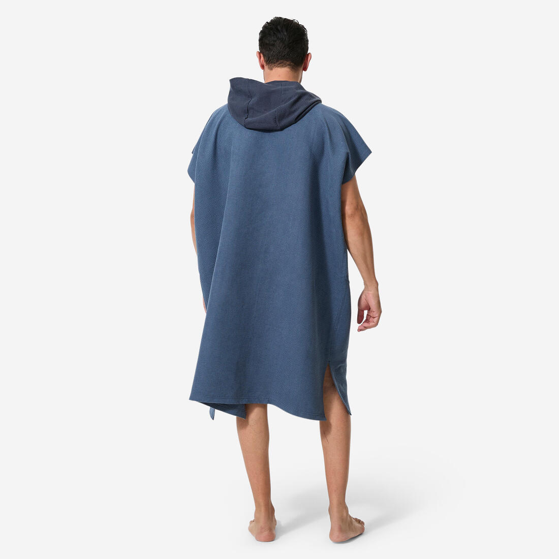 Poncho de surf de microfibra azul para adulto 150 - Image 4