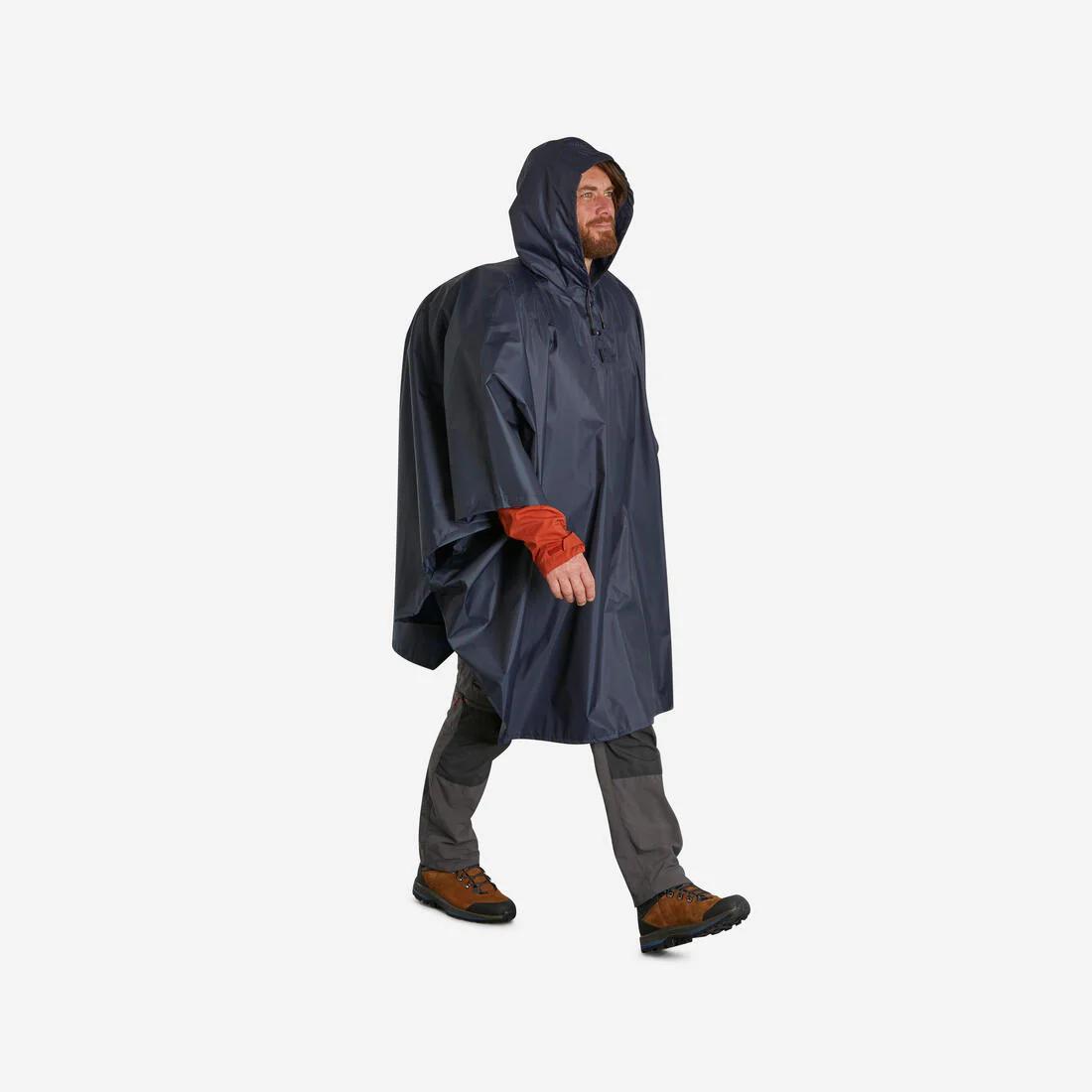 Poncho impermeable de senderismo azul Forclaz MT 100 30 L