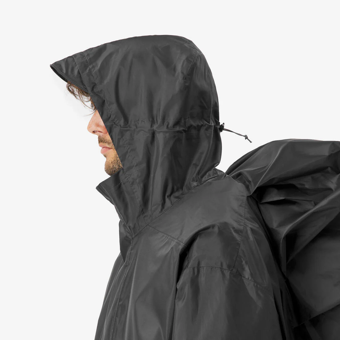 Poncho impermeable de senderismo - MT500 - 60 L - negro - Image 3