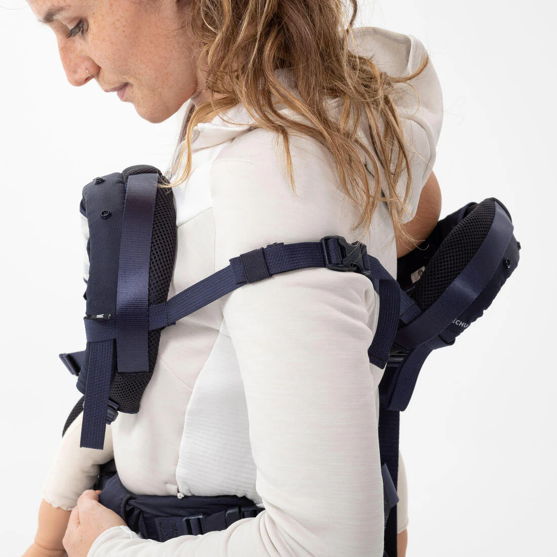 Portabebés ergonómico de 9 meses a 15kg - MH500 azul marino - Image 17