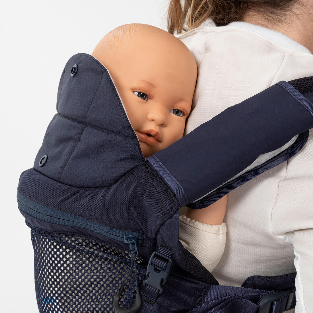 Portabebés ergonómico de 9 meses a 15kg - MH500 azul marino - Image 28