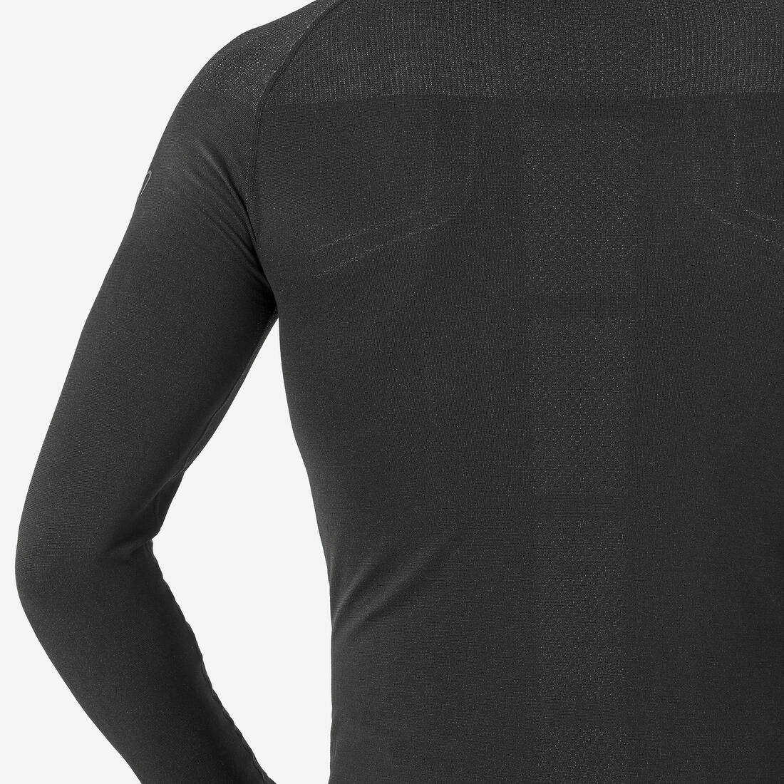 Prenda interior térmica esquí cálida y transpirable hombre, BL 500 seamless gris - Image 4