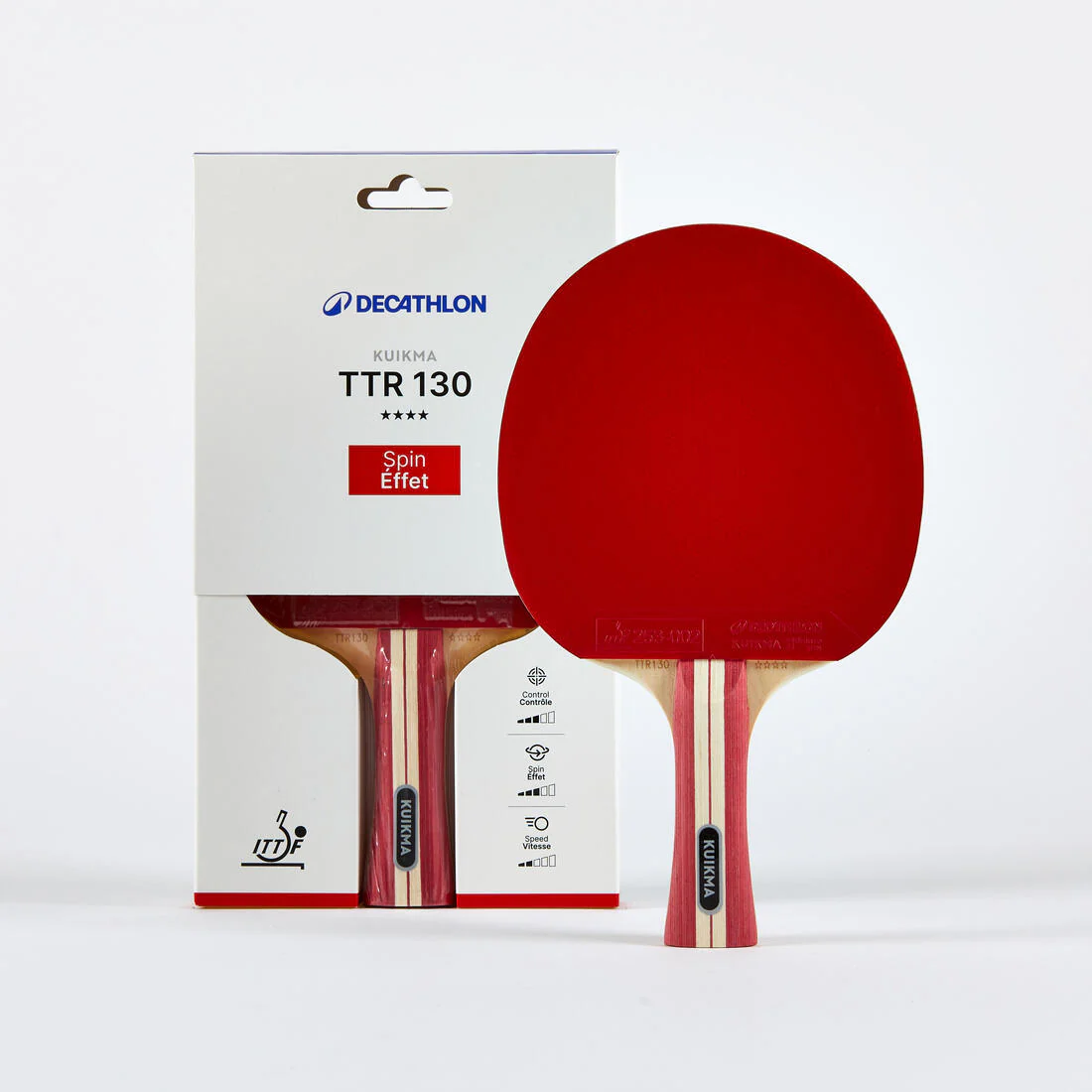 Raqueta de ping-pong para escuela y club con certificación ITTF TTR 130 4*