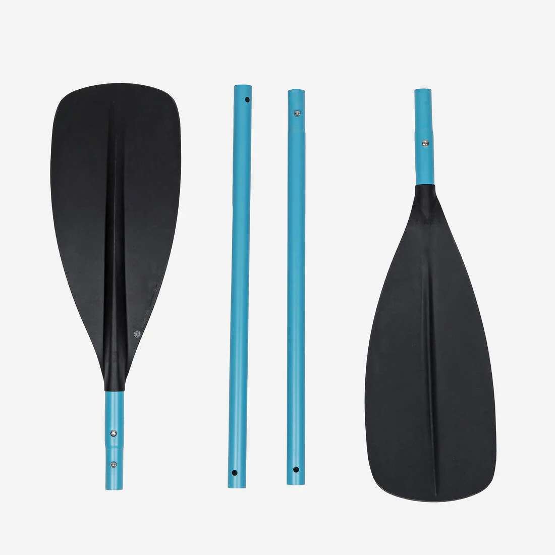 Remo de kayak de 4 partes de 215 cm azul 100 - Image 2