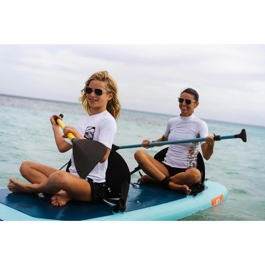 Remo de stand up paddle de 165 a 205 cm de 3 partes azul 100 - Image 20