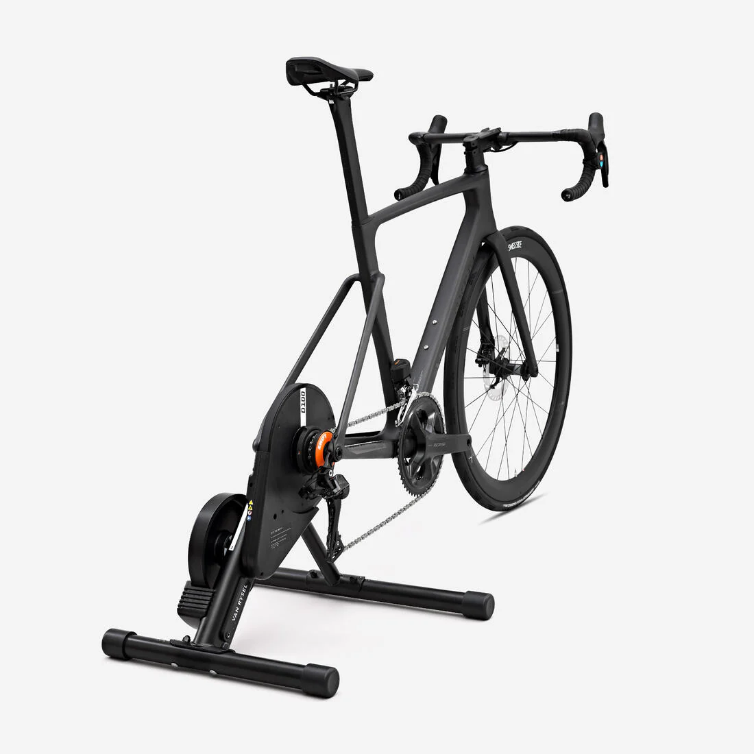 Rodillo de entrenamiento de ciclismo con Zwift Cog & Click Van Rysel D100 - Image 12