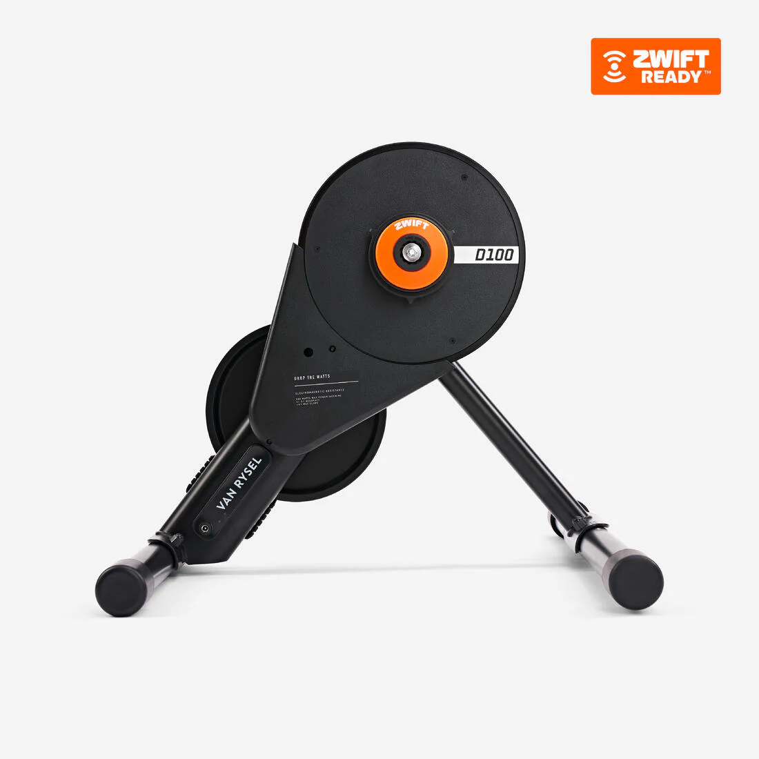 Rodillo de entrenamiento de ciclismo con Zwift Cog & Click Van Rysel D100 - Image 3