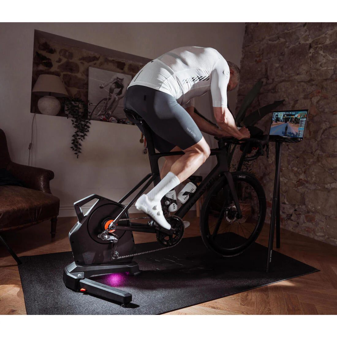 Rodillo de entrenamiento de ciclismo conectado con Zwift Cog & Click RCR - Image 14
