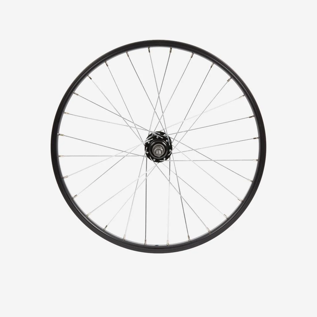 Rueda Bicicleta Niño 20" Delantera V-Brake Pared Simple Negro