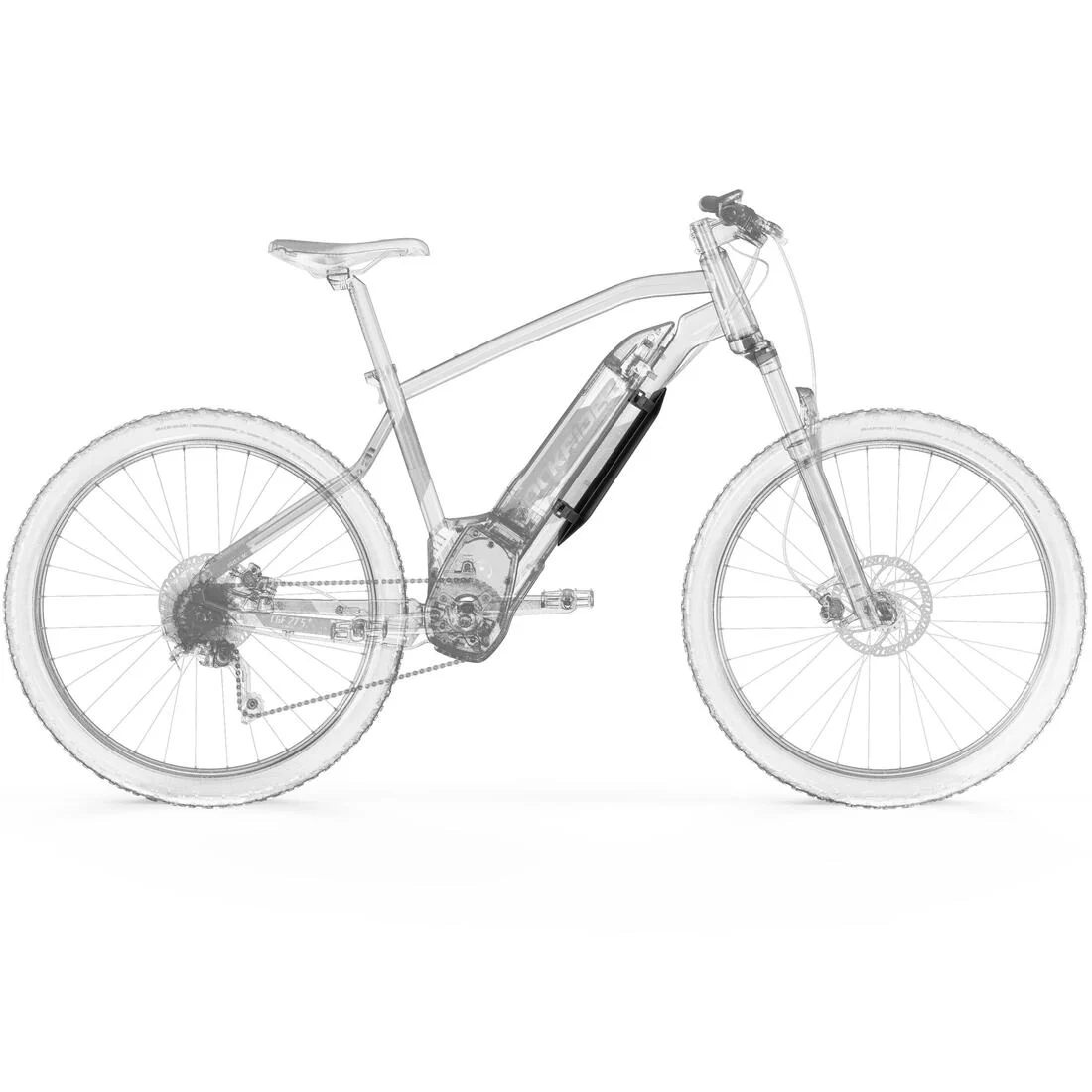 Salpicadera para bicicleta MTB de protección con cuadro de 26", 27.5", 29" negra - Image 6