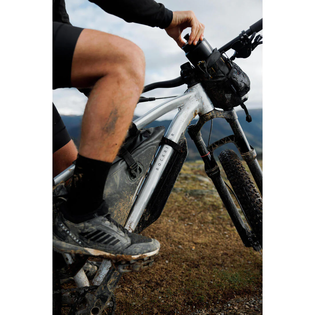 Salpicadera para bicicleta MTB de protección con cuadro de 26", 27.5", 29" negra - Image 8