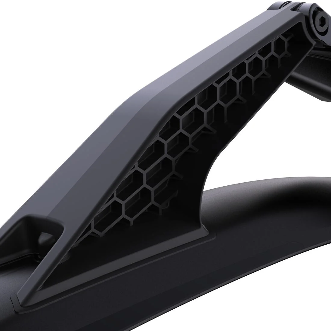 Salpicadera para bicicleta MTB trasera rígida V2 de 26" - 27.5" - 29" negra - Image 4