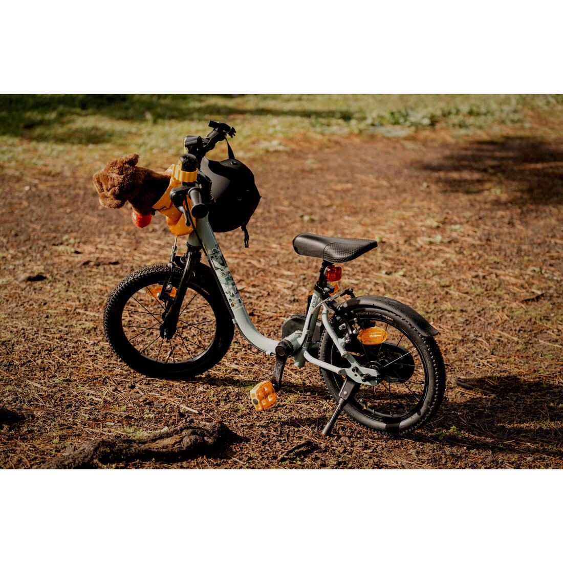Salpicadera para bicicleta negra de 14" B'twin - Image 3