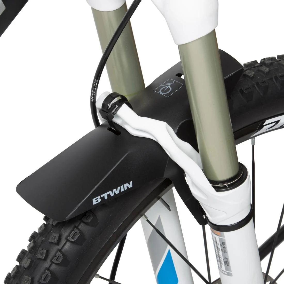SALPICADERAS FLASH Bicicleta BTT DELANTERO NEGRO - Image 8