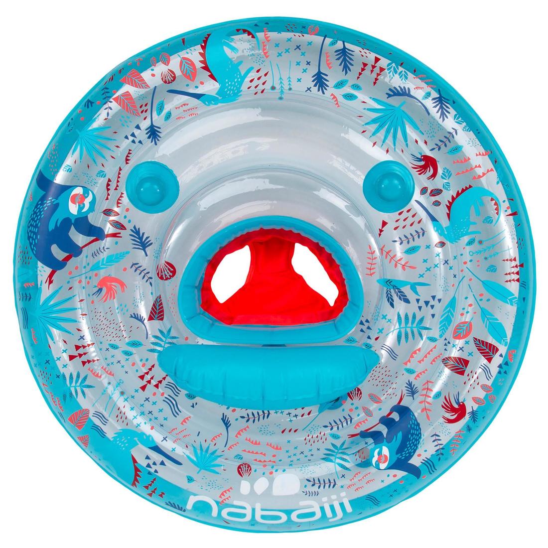 Salvavidas Alberca Bebé Transparente Inflable Asiento Asas 7-15 kg - Image 3