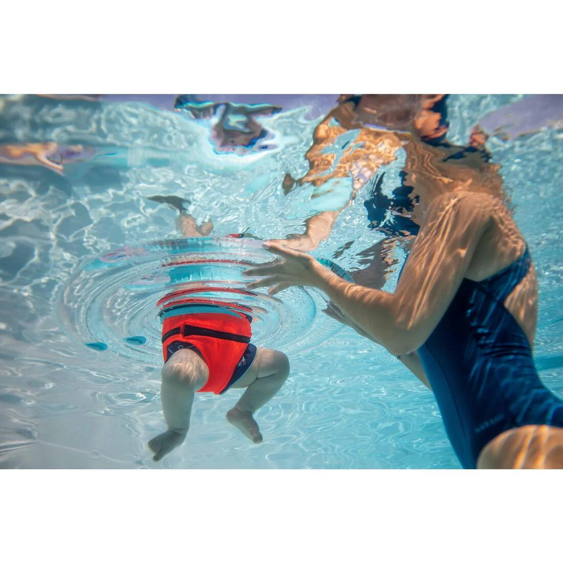 Salvavidas Alberca Bebé Transparente Inflable Asiento Asas 7-15 kg - Image 8