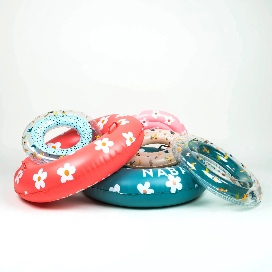 Salvavidas de natación inflable de 51 cm con estampado de sabana - Image 13