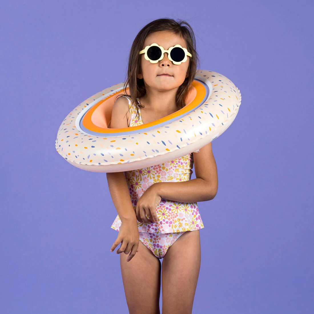 Salvavidas de natación inflable de 51 cm con estampado de sabana - Image 16