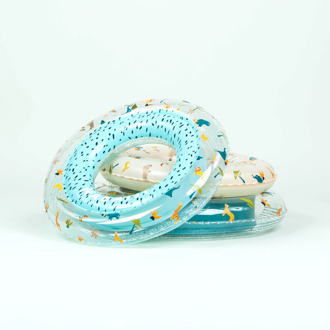 Salvavidas de natación inflable de 51 cm con estampado de sabana - Image 18