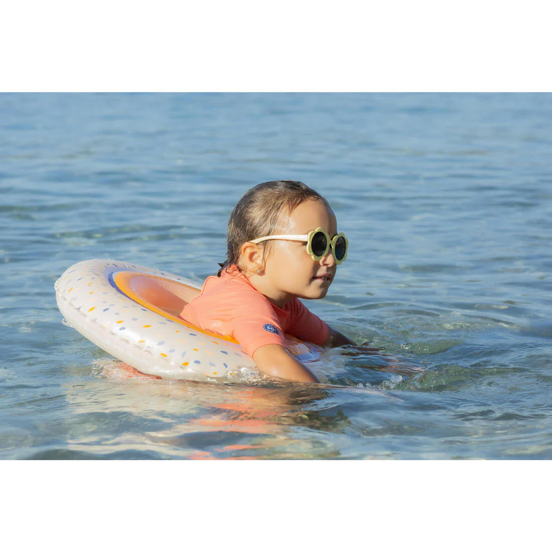 Salvavidas de natación inflable de 51 cm con estampado de sabana - Image 25