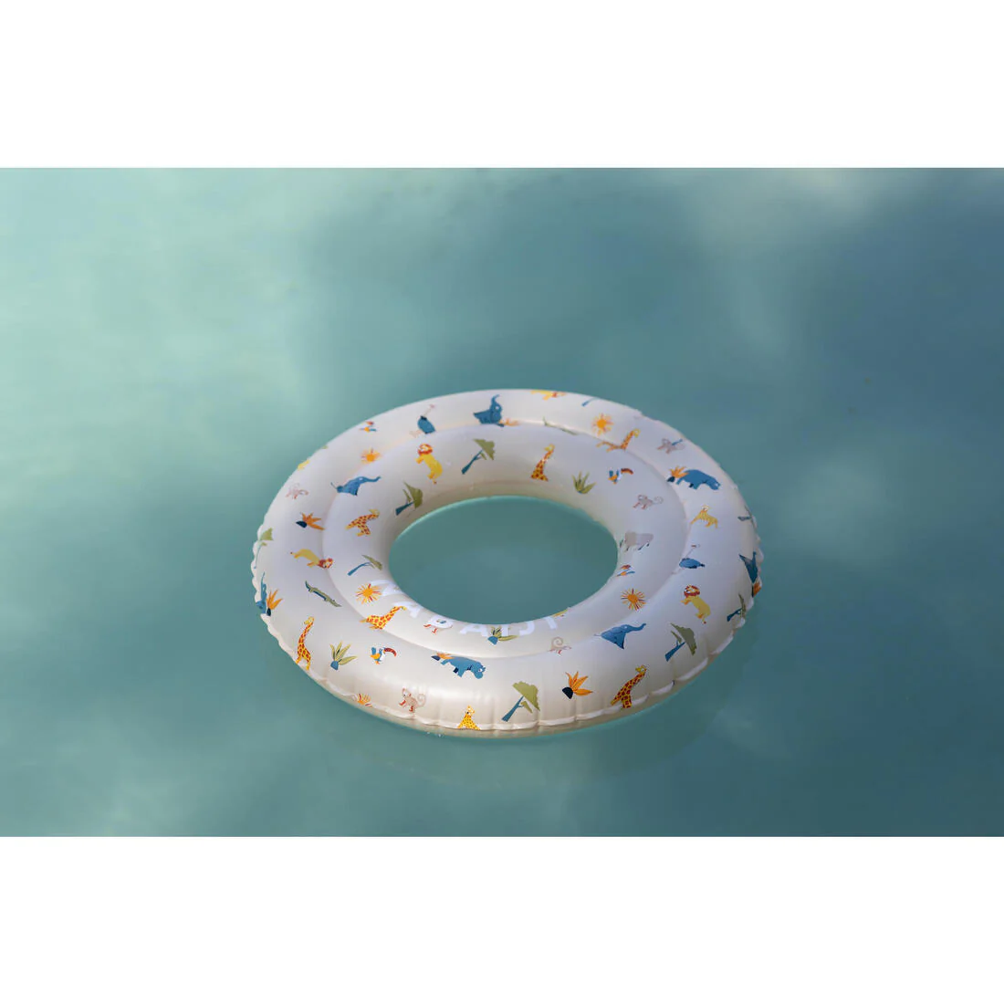 Salvavidas de natación inflable de 51 cm con estampado de sabana - Image 27