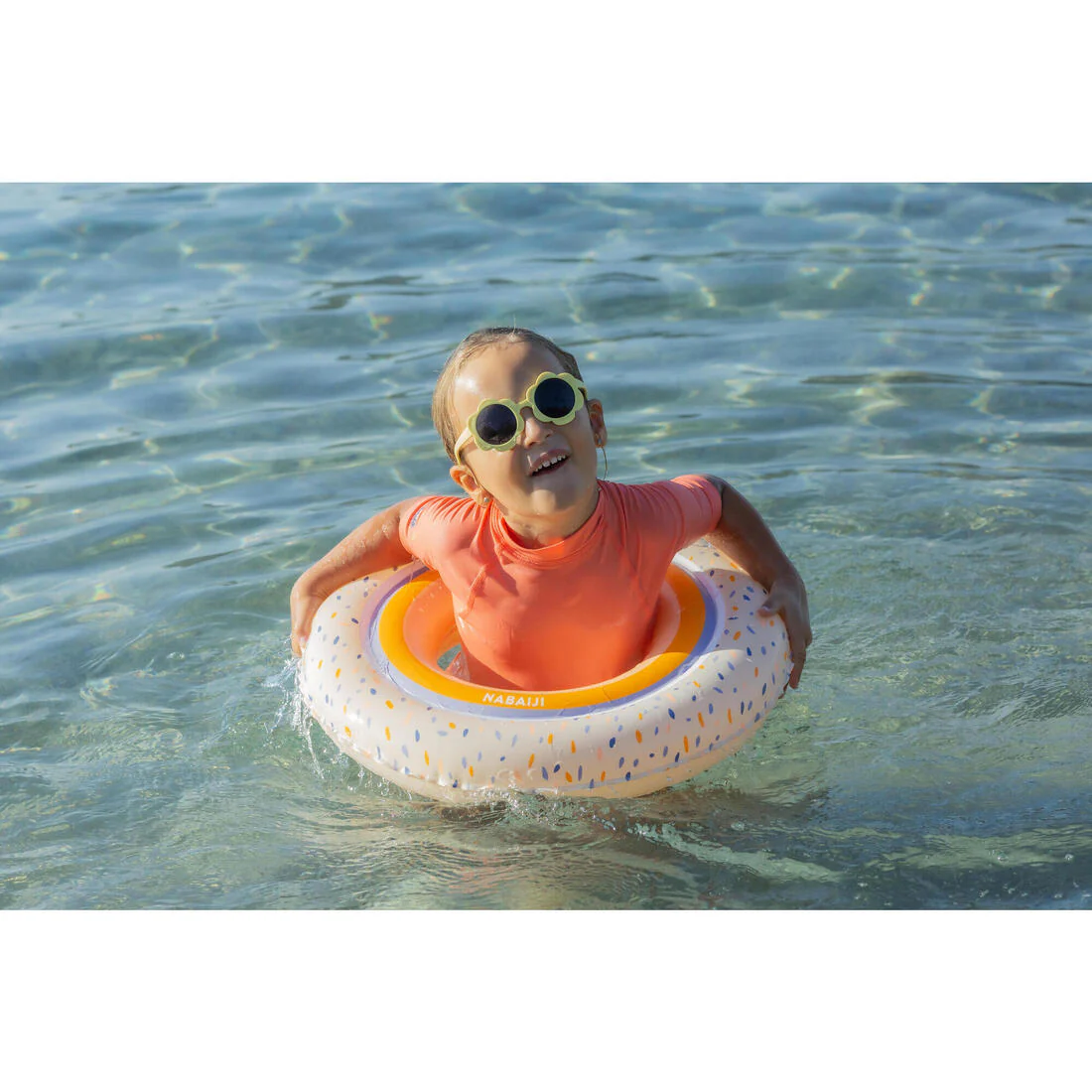 Salvavidas de natación inflable de 51 cm con estampado de sabana - Image 28