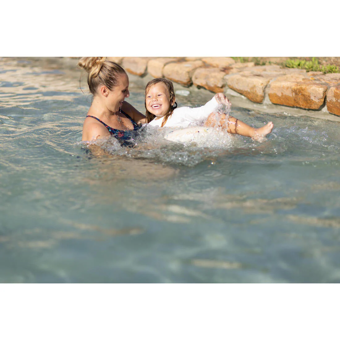 Salvavidas de natación inflable de 51 cm con estampado de sabana - Image 35