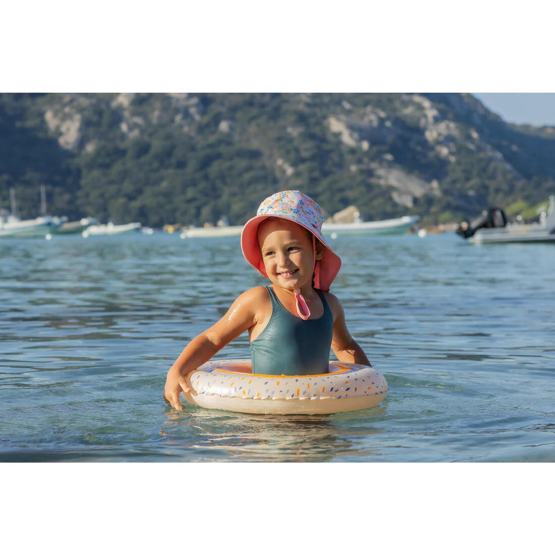 Salvavidas de natación inflable de 51 cm con estampado de sabana - Image 36