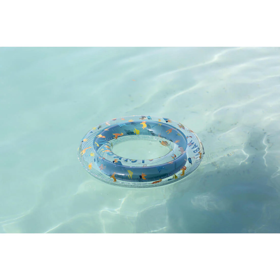 Salvavidas de natación inflable de 65 cm con estampado de sabana transparente - Image 13