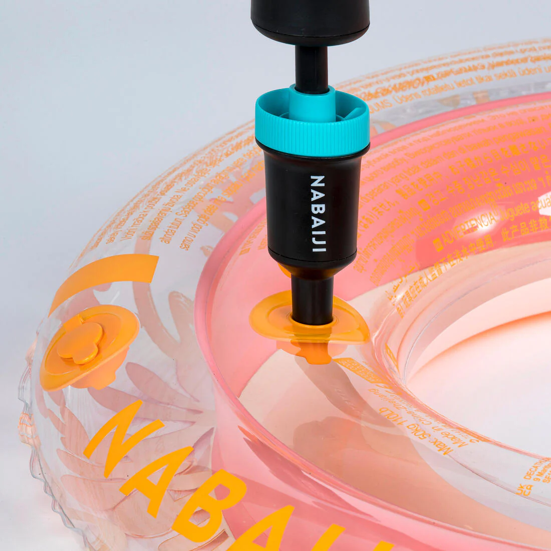 Salvavidas de natación inflable de 65 cm con estampado de sabana transparente - Image 7