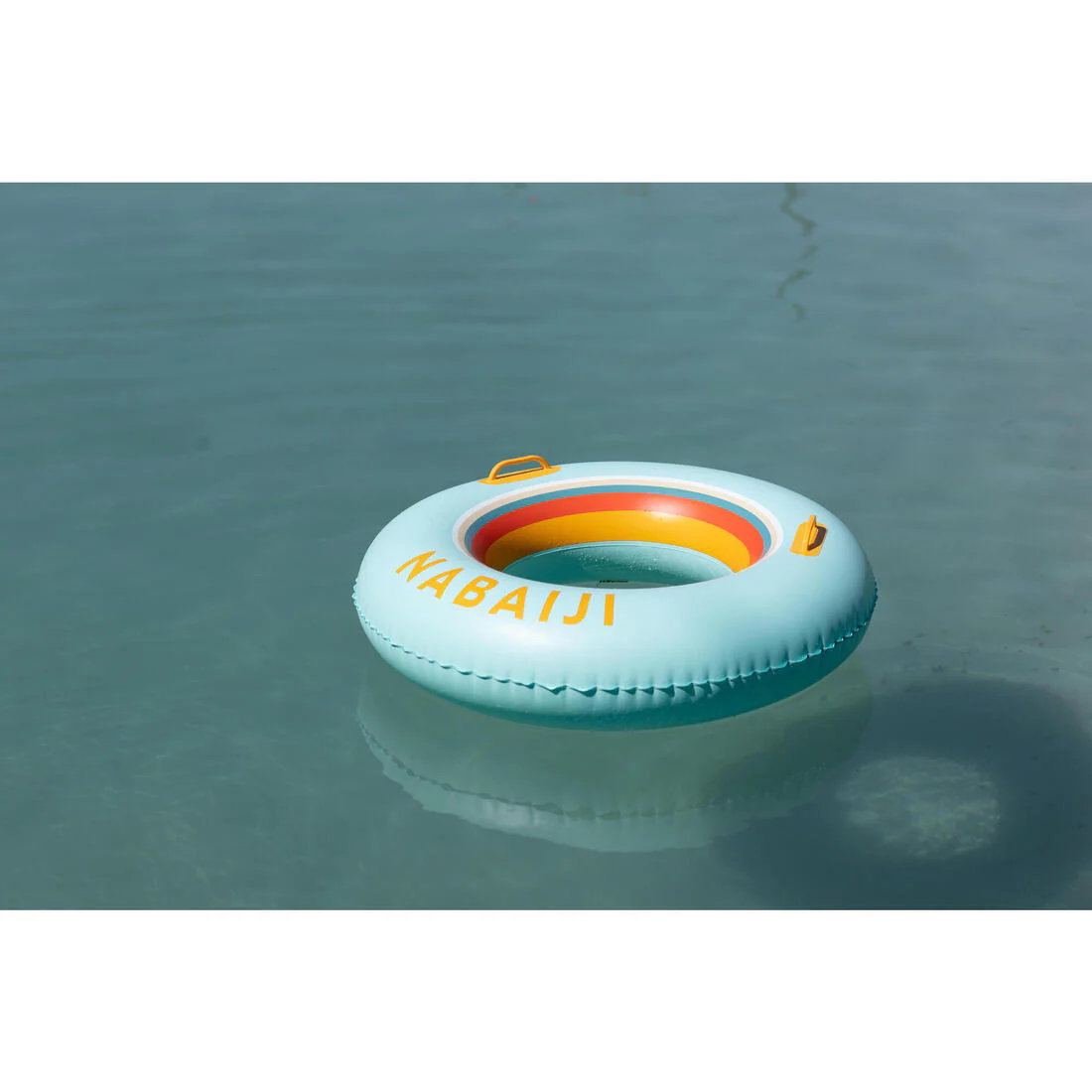 Salvavidas de natación inflable para alberca con asas grande de 92 cm - Image 16