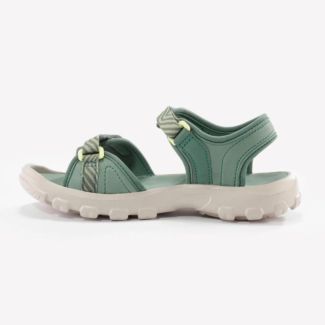 Sandalias de senderismo azul con amarillo tallas 32 a 37 para niños MH100 TW - Image 12