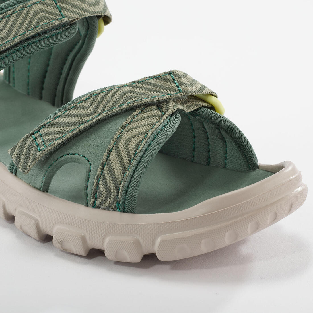 Sandalias de senderismo azul con amarillo tallas 32 a 37 para niños MH100 TW - Image 27
