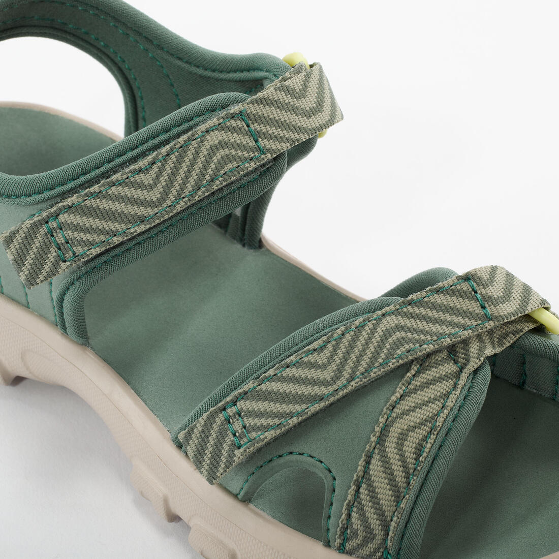 Sandalias de senderismo azul con amarillo tallas 32 a 37 para niños MH100 TW - Image 7