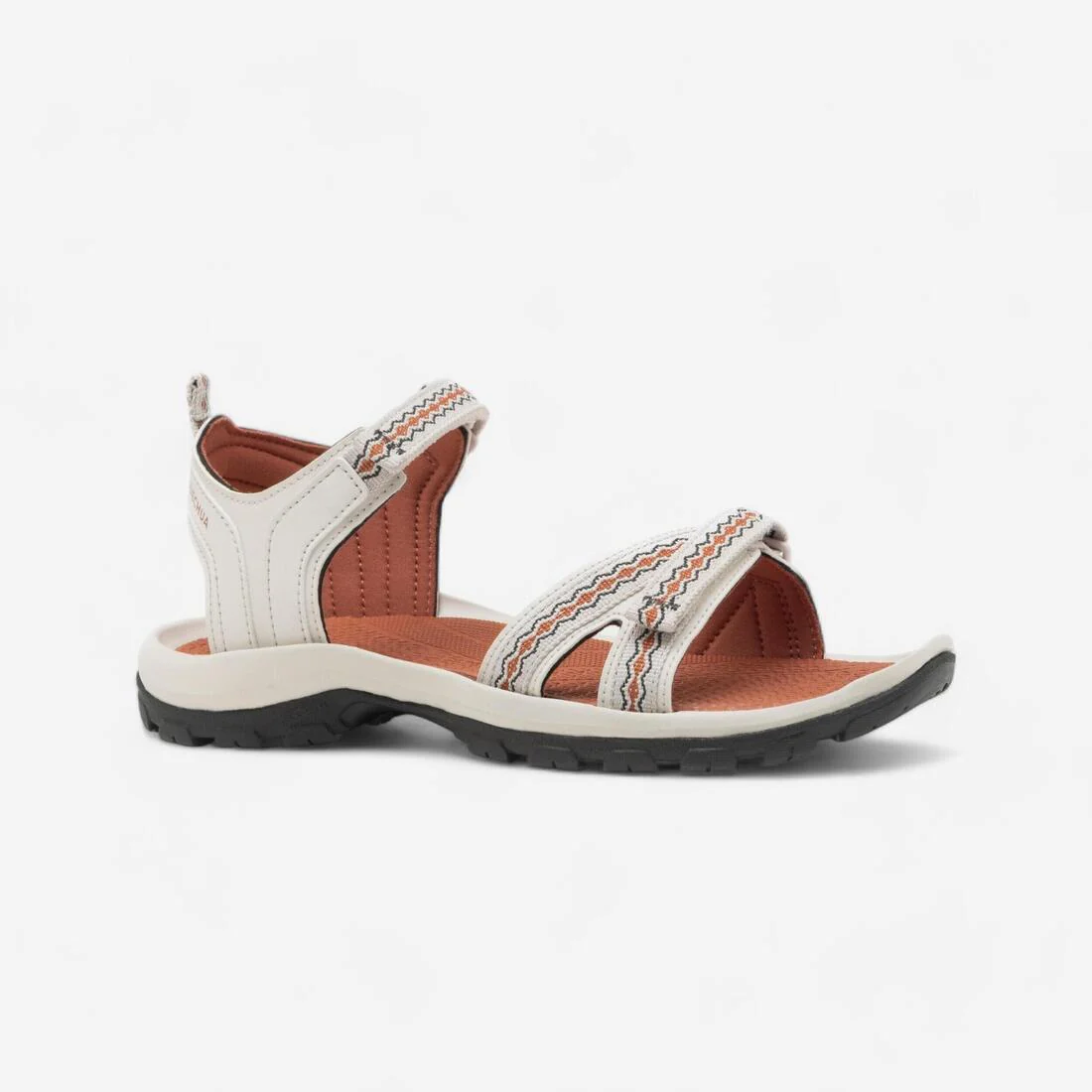 Sandalias de senderismo beige para mujer NH500