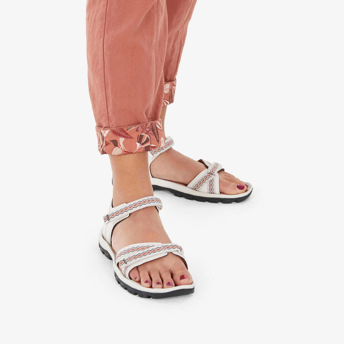 Sandalias de senderismo beige para mujer NH500 - Image 2