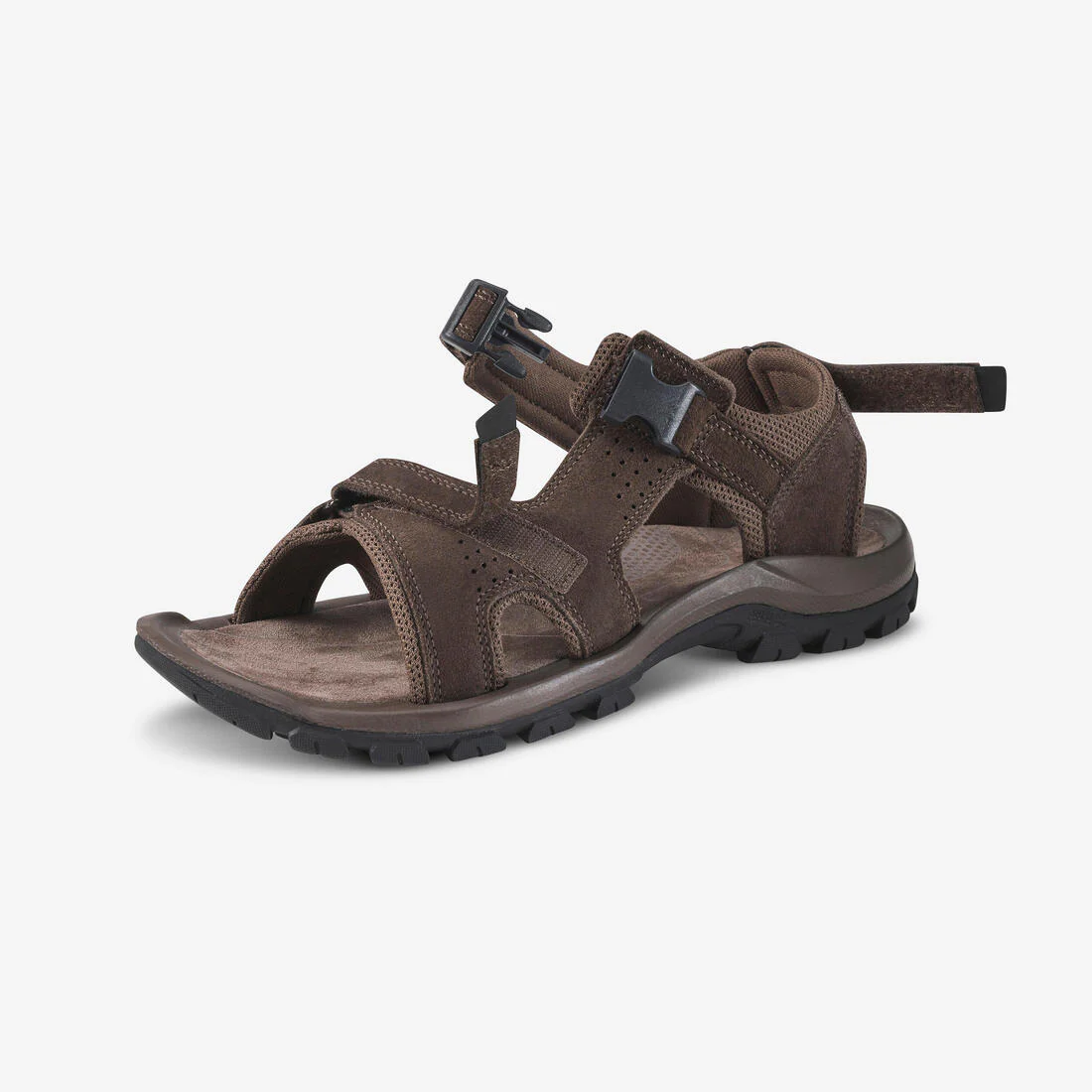 Sandalias de senderismo café para hombre NH500